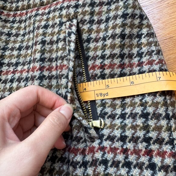 Jcrew Wool Houndstooth Mini Skirt - Picture 7 of 9